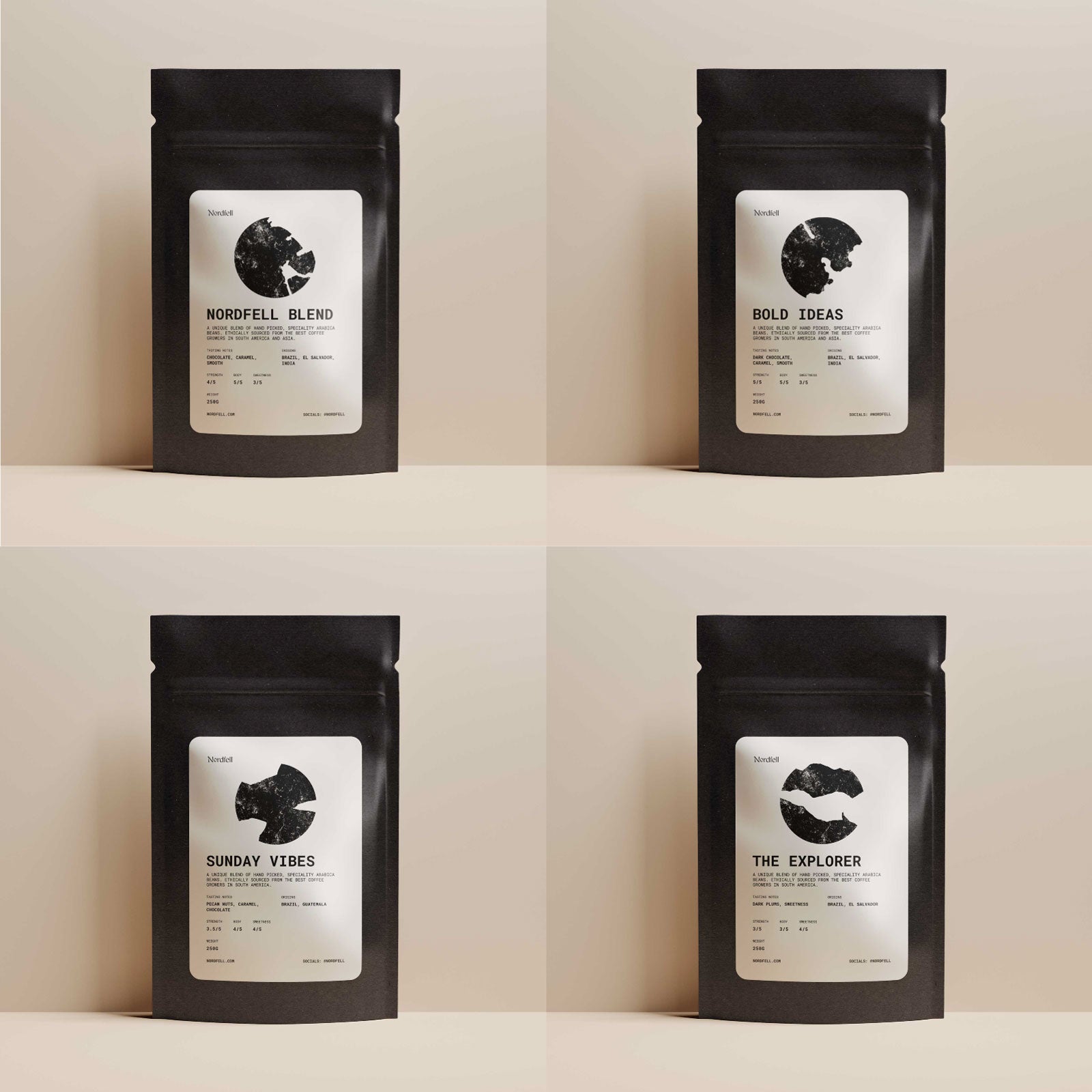 Nordfell Coffee Variety Subscription (250g) - Nordfell